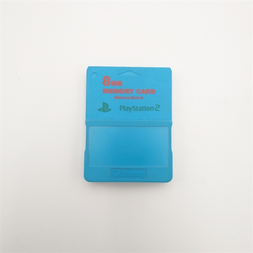 Playstation 2 Tilbehør - Lys Blå Memory Card 8MB (B Grade) (Genbrug) 